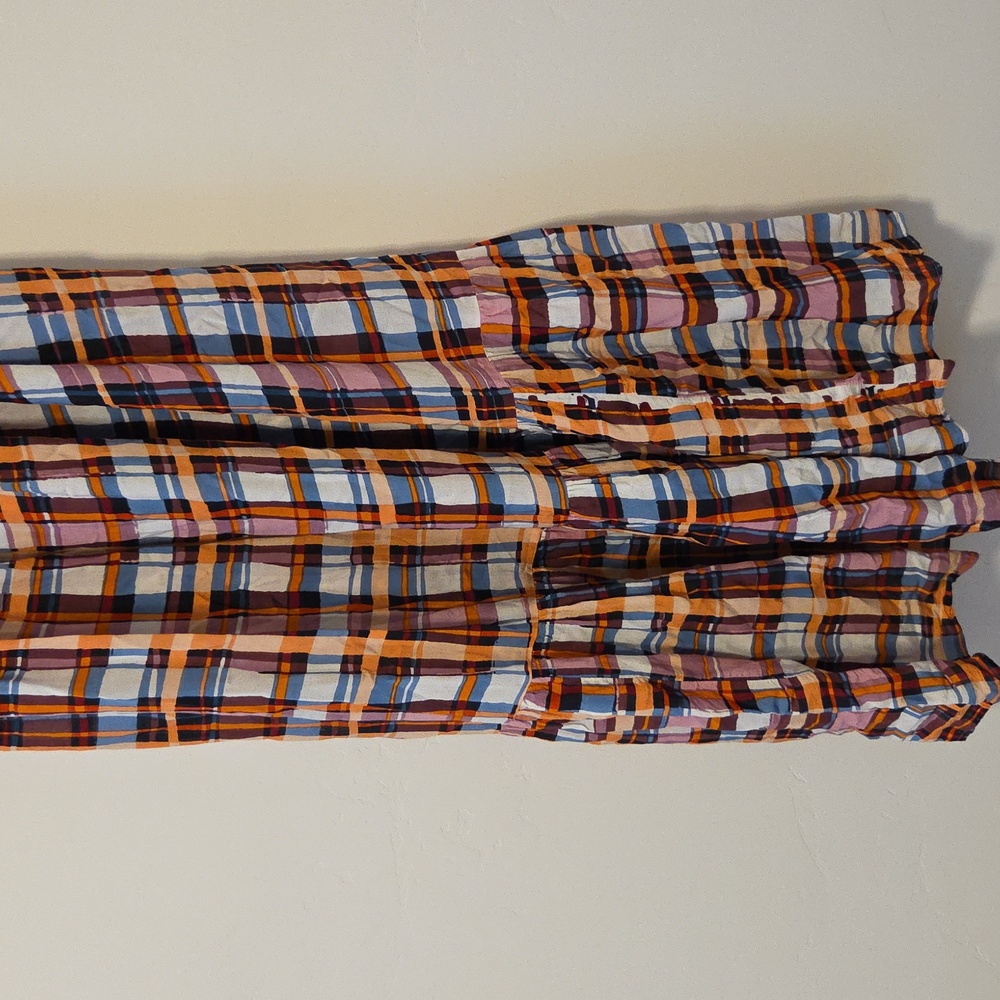 Anthropologie Multicolor Plaid Maxi Dress - Picture 7 of 8
